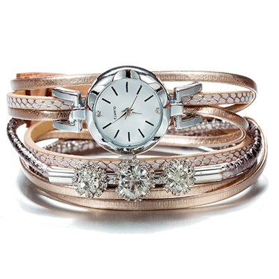 Fashion Lock Crystal Watch Bracelet Bracelet For Women Charm Bracelets & Bangles Vintage Pulseras Femme