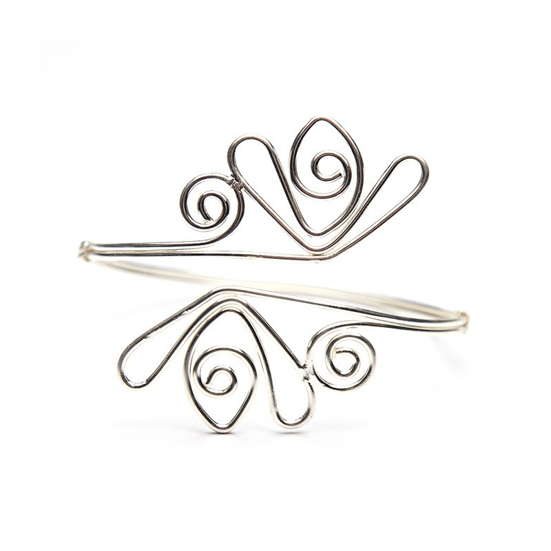 Top New Fashion Jewelry Accessories Mix Color Punk Hollow Flowers Arm Charm Bracelet Gifts 2020 New BA-154