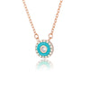 Blue Crystal Evil Eye Necklace For Women Turkish Lucky Necklaces Pendant Goth Choker Jewelry Birthday Gift Accessories Mujer
