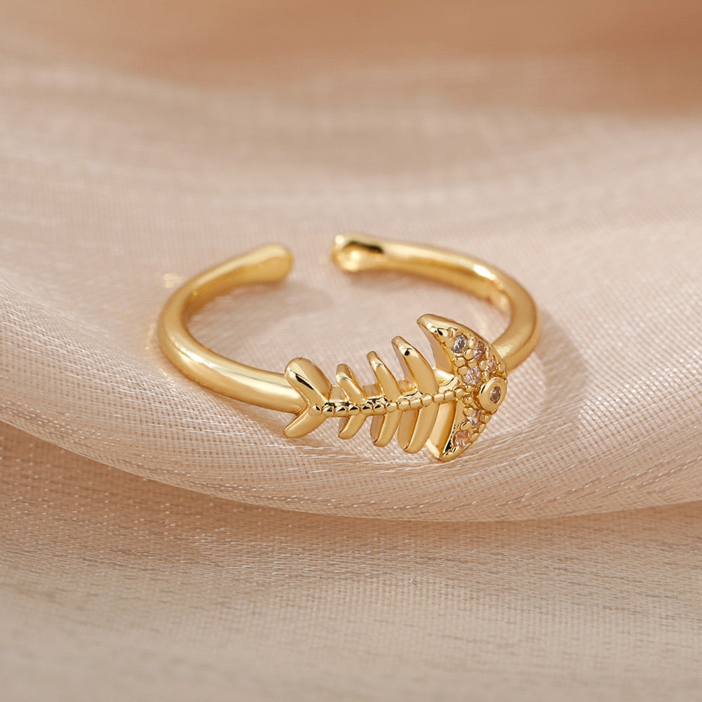 Blue Crystal Evil Eye Rings For Women Adjustable Stainless Steel Open Finger Ring Vintage Lucky Boho Jewelry Gift bague femme