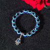 Blue Eyes Fatima Lucky Hand Bead Bracelet Women's Amulet Accessories Bracelet Accessories Party Jewelry