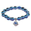 Blue Eyes Fatima Lucky Hand Bead Bracelet Women's Amulet Accessories Bracelet Accessories Party Jewelry