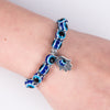 Blue Eyes Fatima Lucky Hand Bead Bracelet Women's Amulet Accessories Bracelet Accessories Party Jewelry