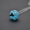 Blue Sky White Cloud Resin Ball Pendant Necklace For Women Eagle Silver Color Chain Choker Kids Girl Jewelry Gifts