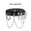 Body Accessories Cosplay Harajuku Punk Gothic Necklace Sexy PU Leather Spike Rock Goth Collar Choker Necklace