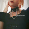 Body Accessories Cosplay Harajuku Punk Gothic Necklace Sexy PU Leather Spike Rock Goth Collar Choker Necklace