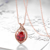 Bodybuilding Zircon Inl 925 Sterling Silver Necklace for Women Pendant Multi Colors 925 Sterling Silver Box Chain Fine Jewelry