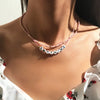 Bohemia Candy Color Beads Choker Multilayer Necklaces Womens Star Butterfly Letter Pendant Chain Neck Party Beach Jewelry Girls