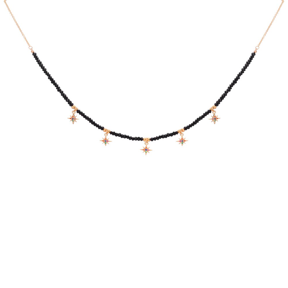 Bohemia Colorful Necklaces For Women Beaded Chain Charm Chokers Jewelry 2022 Design Necklace Friend Gifts