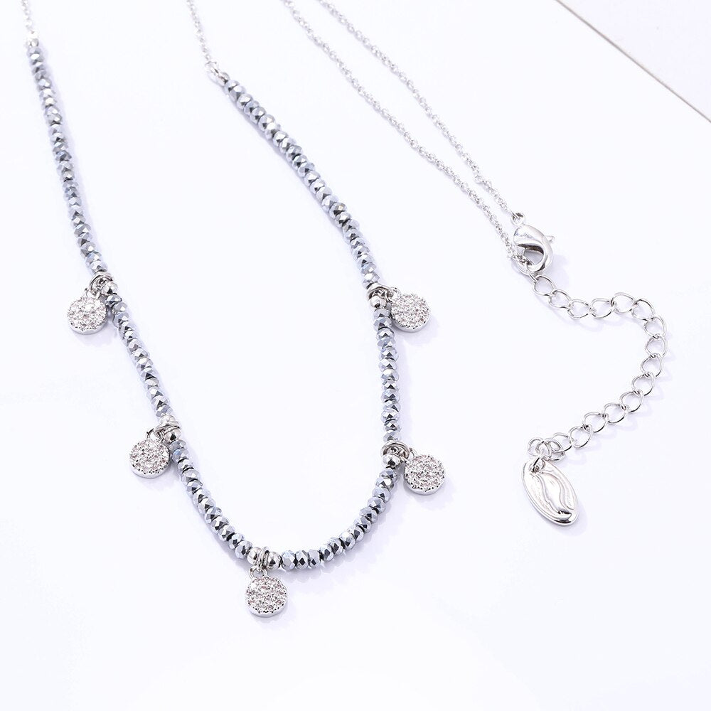 Bohemia Colorful Necklaces For Women Beaded Chain Charm Chokers Jewelry 2022 Design Necklace Friend Gifts