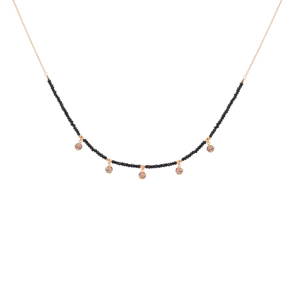 Bohemia Colorful Necklaces For Women Beaded Chain Charm Chokers Jewelry 2022 Design Necklace Friend Gifts