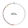 Bohemia Colorful Rice Beads Necklace Imitation Pearl Choker Handmade Chain For Women Party Beach Jewelry Gifts Accesorios
