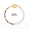 Bohemia Colorful Rice Beads Necklace Imitation Pearl Choker Handmade Chain For Women Party Beach Jewelry Gifts Accesorios