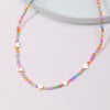 Bohemia Handmade Colorful Beads Necklace For Women Teens Girls Clavicle Chain Choker Necklace 2022 Trendy Beach Jewelry Gifts