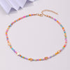 Bohemia Handmade Colorful Beads Necklace For Women Teens Girls Clavicle Chain Choker Necklace 2022 Trendy Beach Jewelry Gifts