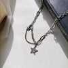 Bohemia Metal Geometry Star Pendant Necklace Vintage Contracted Joker Sweater Chains Choker Necklace for Women