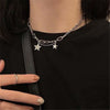 Bohemia Metal Geometry Star Pendant Necklace Vintage Contracted Joker Sweater Chains Choker Necklace for Women
