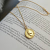 Bohemia Round Coin Choker Necklace Pendant For Women Medal Gold Silver Color Disc Face Necklace Dainty Gifts New European 2020