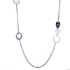 Bohemia Style Heart Necklaces for Women  Silvery Stainless Steel Sweater Coat Chain Pendant Necklace Jewelry 2022