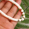 Bohemia Style Small Acrylic White Beaded Necklaces For Women Boho  Extend Chain Short Choker Necklace Chic Jewelry Accessary