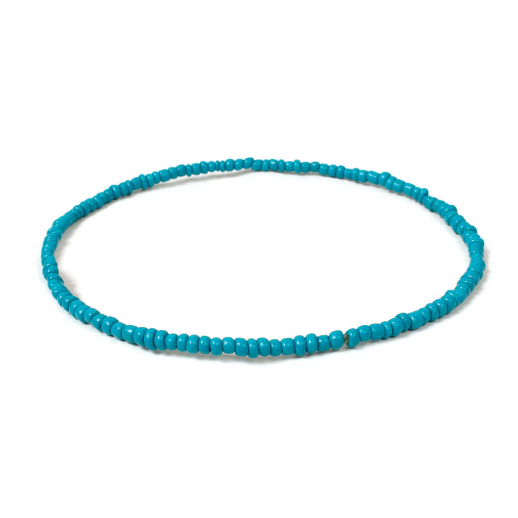 Bohemia Style Small Glass Beaded Necklace Multicolor Short Chokers Charm Necklaces Sweet Neck Jewelry For Women Girls 40cm Long