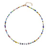 Bohemia Trendy Handmade Pearl Rainbow Beads Choker For Women Summer String Beaded Short Necklace Shell Neck Jewelry Gift