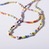 Bohemia handmade rainbow beads candy shell personality multi-layer satellite Necklace women's jewelry necklace