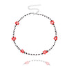 Bohemian Colorful Beaded Chain white daisy Necklace Cute Daisy Flower Choker Collar Women Choker Necklace Summer Beach Jewelry