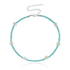 Bohemian Colorful Beaded Chain white daisy Necklace Cute Daisy Flower Choker Collar Women Choker Necklace Summer Beach Jewelry