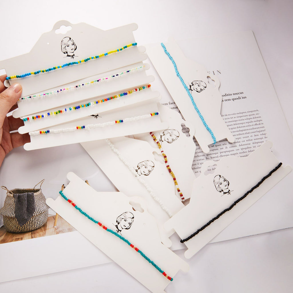 Bohemian Colorful Beads Chain Choker Necklace for Women Charm Clavicle Necklace 2022 Trend Party Collar Jewelry Drop Shipping