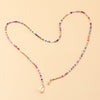Bohemian Colorful Seed Bead Shell Choker Necklace Statement Short Collar Clavicle Chain Necklace for Women Female Boho Jewelry