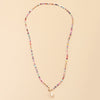 Bohemian Colorful Seed Bead Shell Choker Necklace Statement Short Collar Clavicle Chain Necklace for Women Female Boho Jewelry
