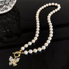Bohemian Cute Butterfly Choker Necklace For Women Pearl Silver Color Clavicle Chain 2021 Female Chocker Jewelry