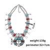 Bohemian Ethnic Tribal Statement Large Collar Choker Necklace For Women Red Blue Stone Maxi Indian Retro Pendants Necklaces