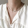 Bohemian Exquisite Natural Stone Necklace White Small Pearl Mix And Match Short Jewelry украшения на шею Gifts For Girls 2022