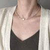 Bohemian Exquisite Natural Stone Necklace White Small Pearl Mix And Match Short Jewelry украшения на шею Gifts For Girls 2022