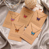 Bohemian Cute Butterfly Pendant Necklace for Women Golden Color Statement Necklace Jewelry Gifts