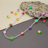 Bohemian Glass Transparent Beaded Soft Pottery Colorful Fruit Acylic Necklace for Women Girls Cute Handmade Jewelry Accessories