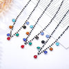Bohemian Gold Silvery Necklace for Women Charming Colorful Handmade Stone Chain Chockers For Girl Trendy Jewelry Gift