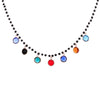 Bohemian Gold Silvery Necklace for Women Charming Colorful Handmade Stone Chain Chockers For Girl Trendy Jewelry Gift
