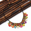 Bohemian Gypsy Colorful Beaded Choker Necklaces Elephant Pendant Necklace Tribal Ethnic Indian African  Jewelry Party Gift