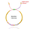 Bohemian Handmade Acrylic Seed Bead Choker Letter Pendant Chain Necklace for Women Girl Wedding Party Jewelry Gift