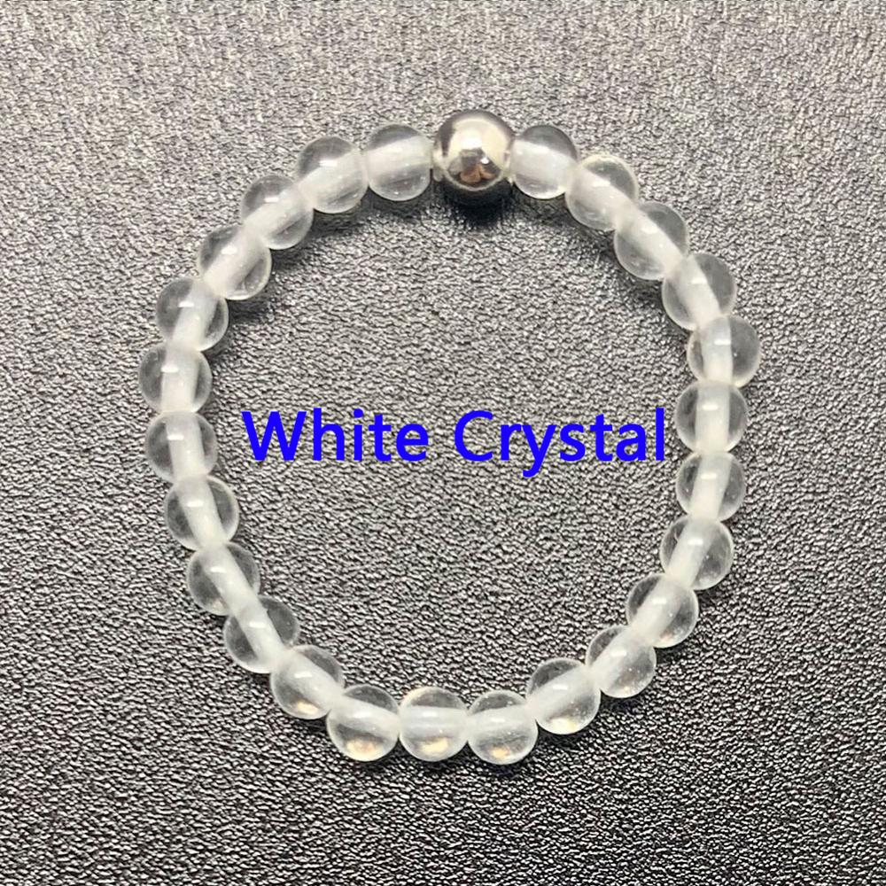 Bohemian Handmade Natural Stone Rings Women with Stainless Steel Bead Multi Color Stretch Rope Party Gifts Ring Adjustable 2020