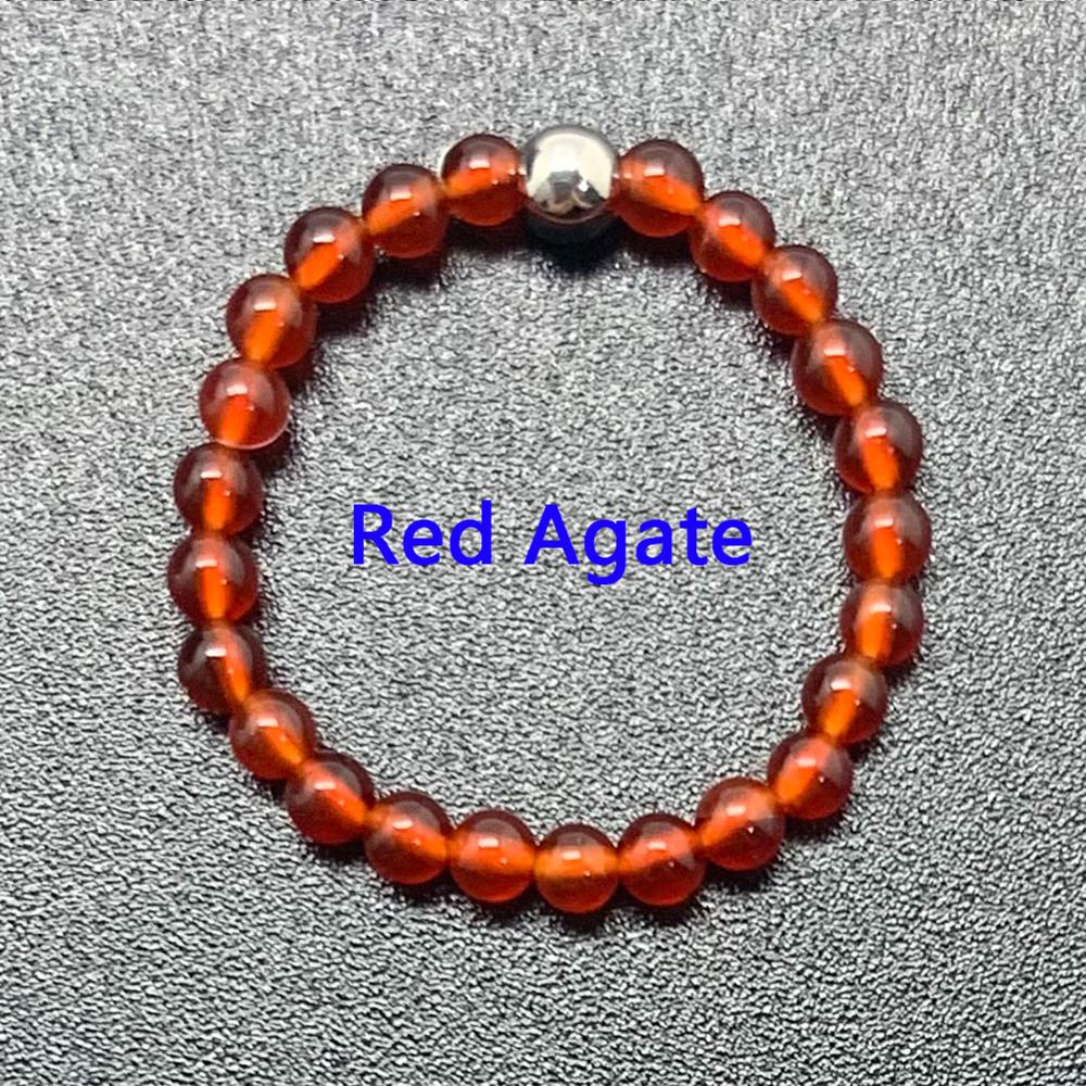 Bohemian Handmade Natural Stone Rings Women with Stainless Steel Bead Multi Color Stretch Rope Party Gifts Ring Adjustable 2020