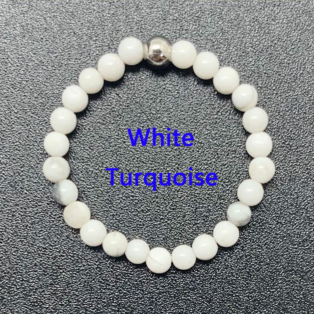 Bohemian Handmade Natural Stone Rings Women with Stainless Steel Bead Multi Color Stretch Rope Party Gifts Ring Adjustable 2020