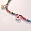 Bohemian Handmade Seed Bead Flower Choker Charms Chain Silver Color Necklace for Women Girl Wedding Party Jewelry Gift
