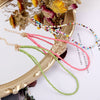 Bohemian Ladies Choker Necklace Creative Bohemian Beaded Necklace Bead Choker Summer Beach Jewelry Accessories