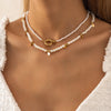 Bohemian Multi layer Necklaces For Women Girl Gold Color Long Pendant Necklace Collar Jewelry