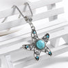 Bohemian National Customs Hollow Butterfly Long Necklace Sweater Chain Women Silver Chain Necklace