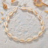 Bohemian Natural Seashell Rope Chain Necklace for Men and Women Conch Choker Collar Necklace Shell Short Choker Jewelry Gifts